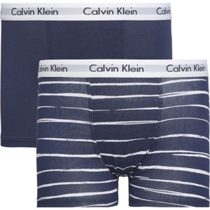 Calvin Klein pánské modré boxerky 2pack - 8-10 (0G7)